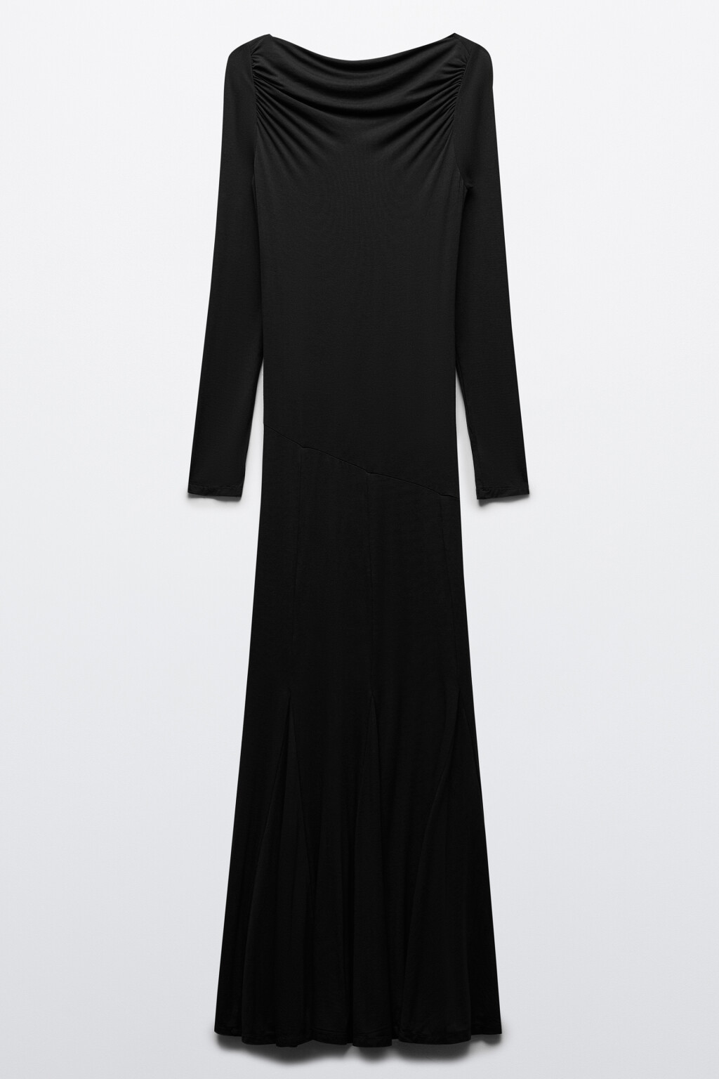 Платье-футляр макси - цвет черный - 7