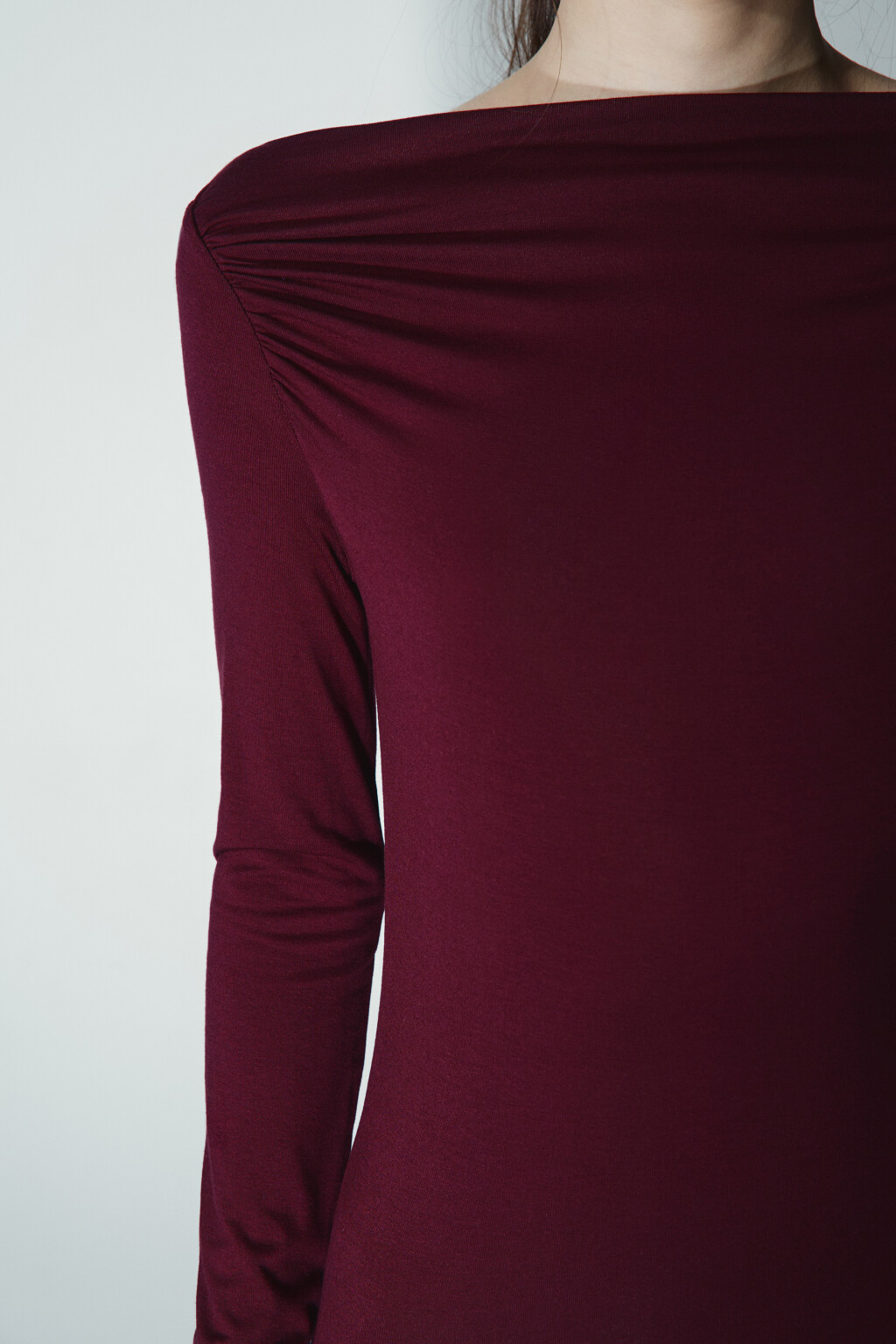 Платье-футляр макси - цвет фиолетовый - 5