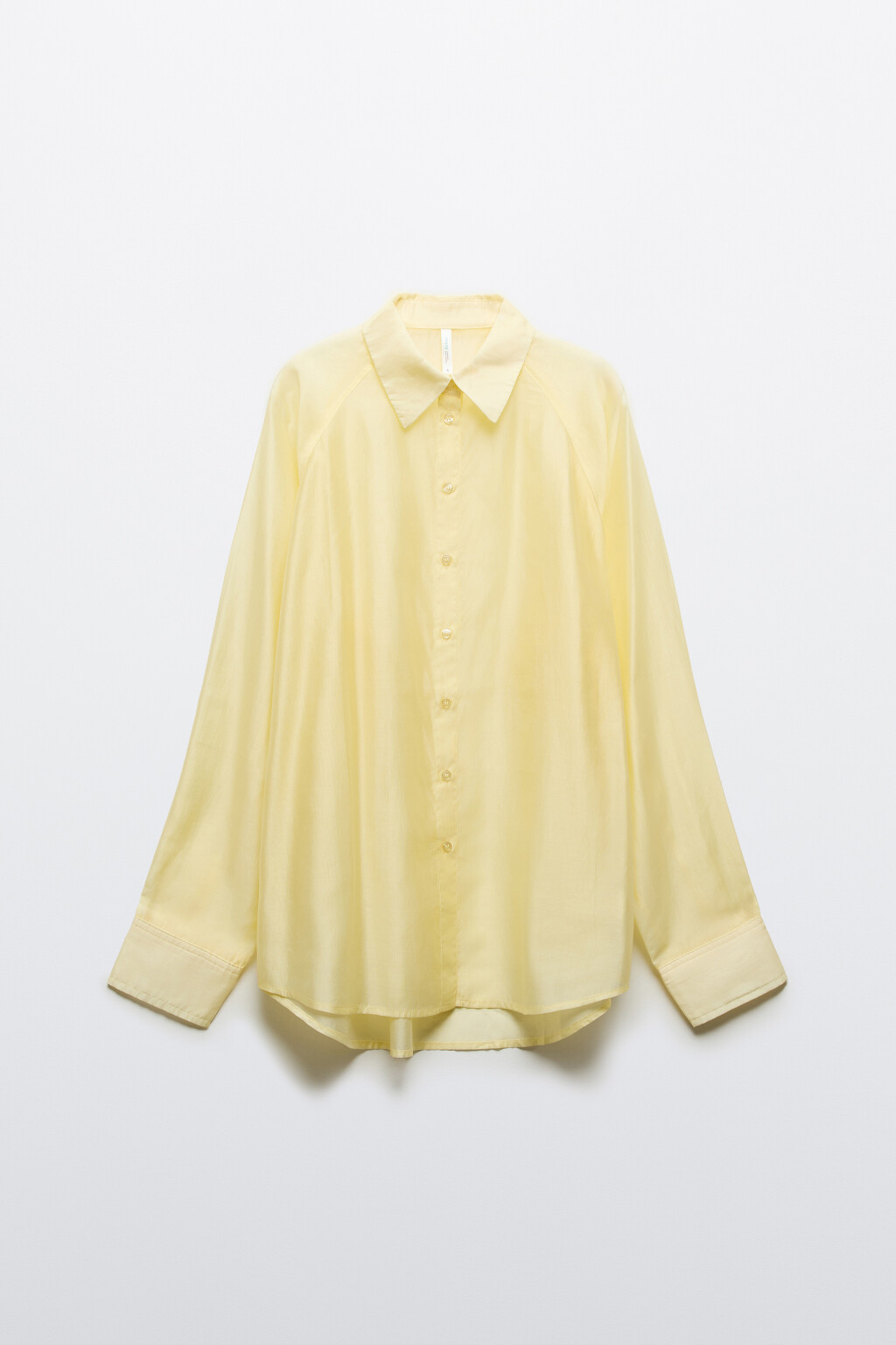 Рубашка полупрозрачная из лиоцелла - цвет бежевый - 1