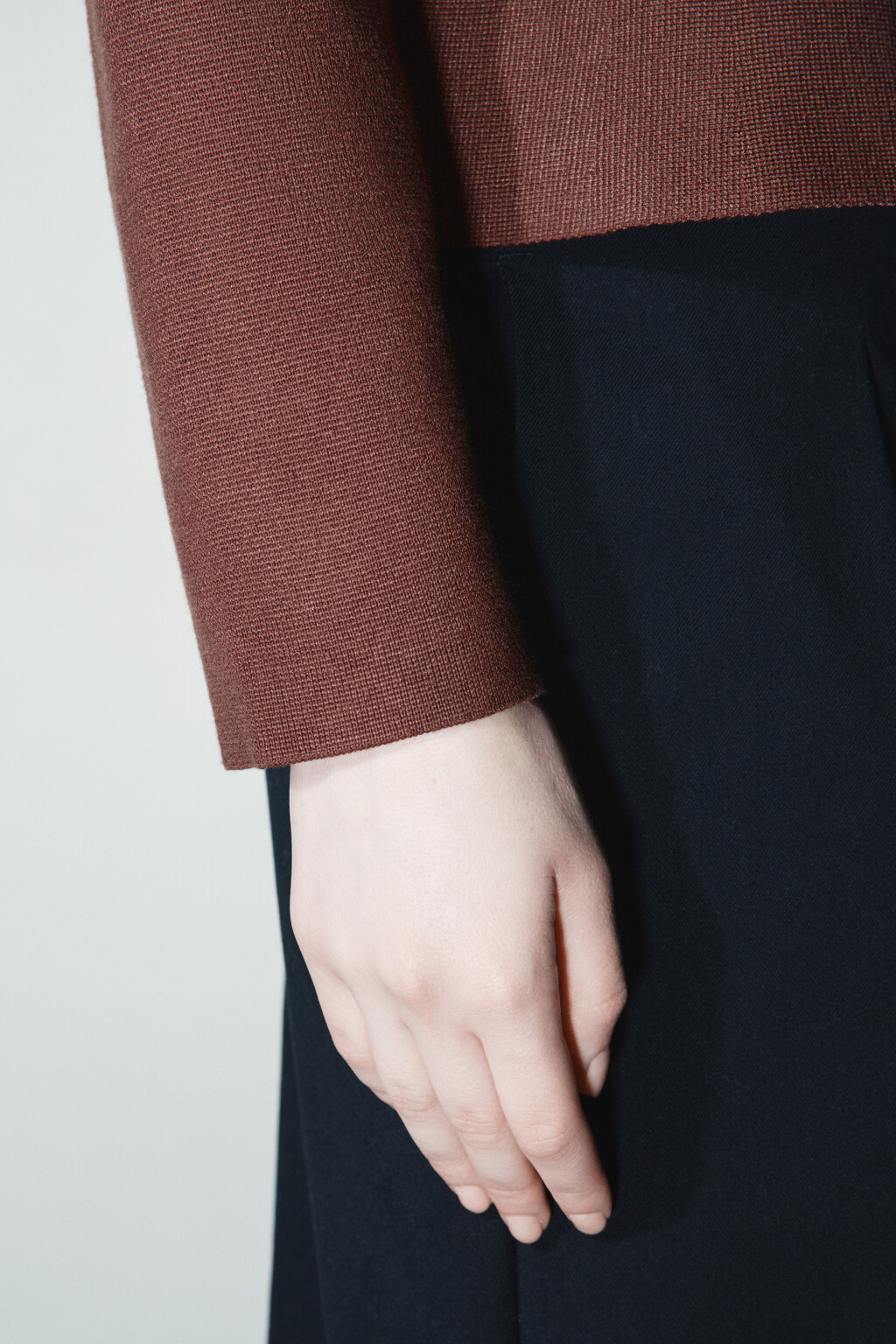 Кардиган приталенный вискозный - цвет коричневый - 7