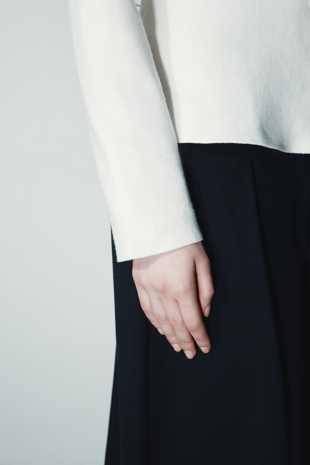 Кардиган приталенный вискозный - цвет молочный - 7