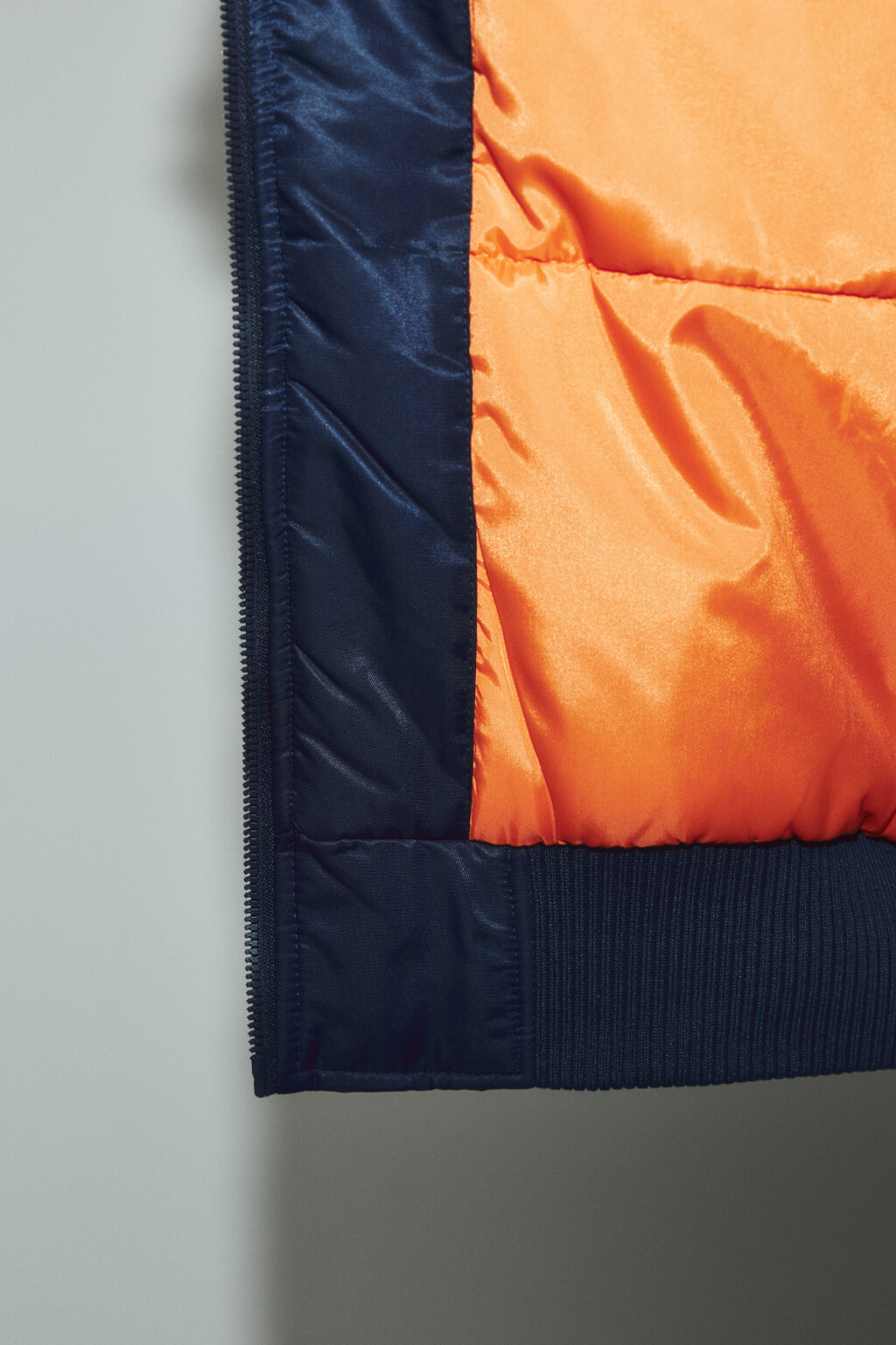 Куртка-бомбер с капюшоном утепленная - цвет голубой - 7