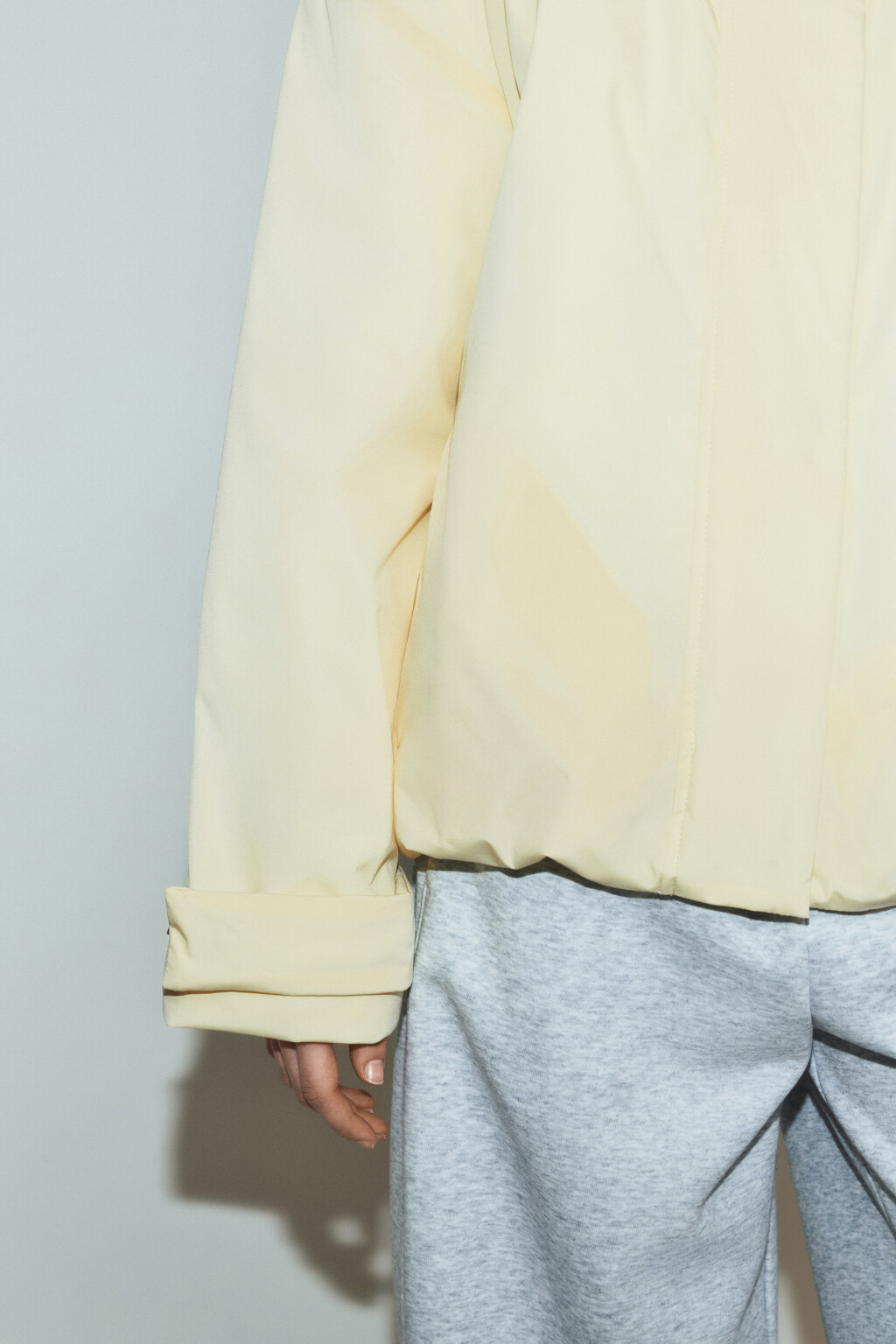 Куртка укороченная без капюшона - цвет желтый - 5