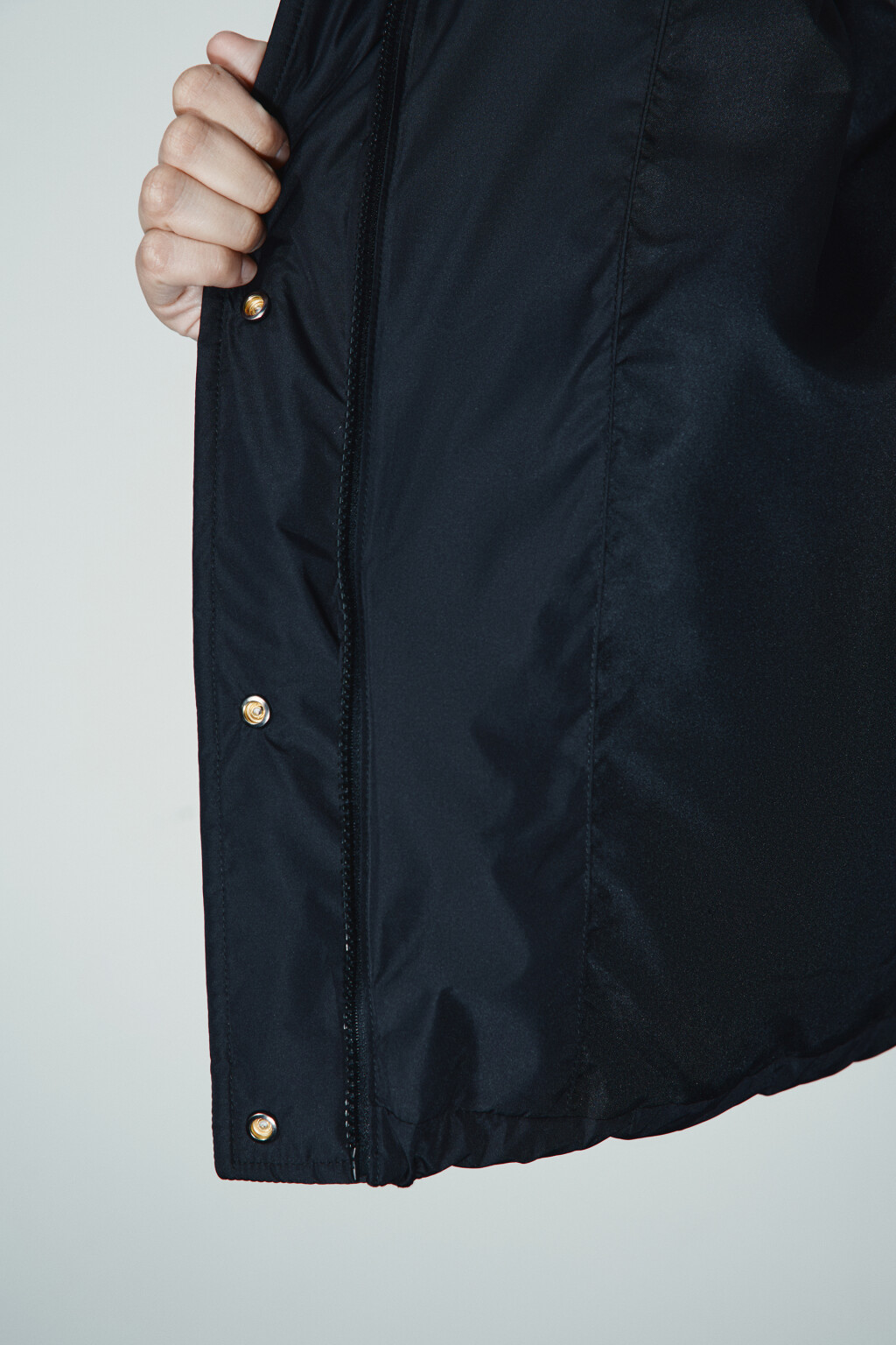 Куртка стеганая с утяжками - цвет черный - 8