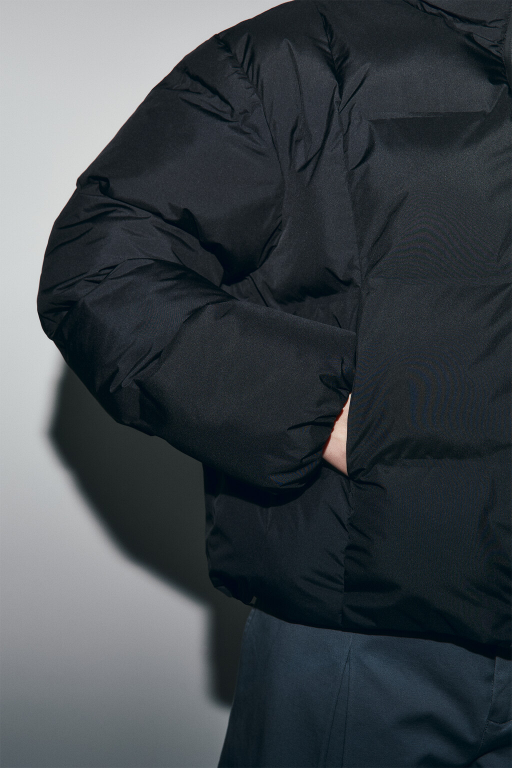 Куртка стеганая укороченная - цвет черный - 7