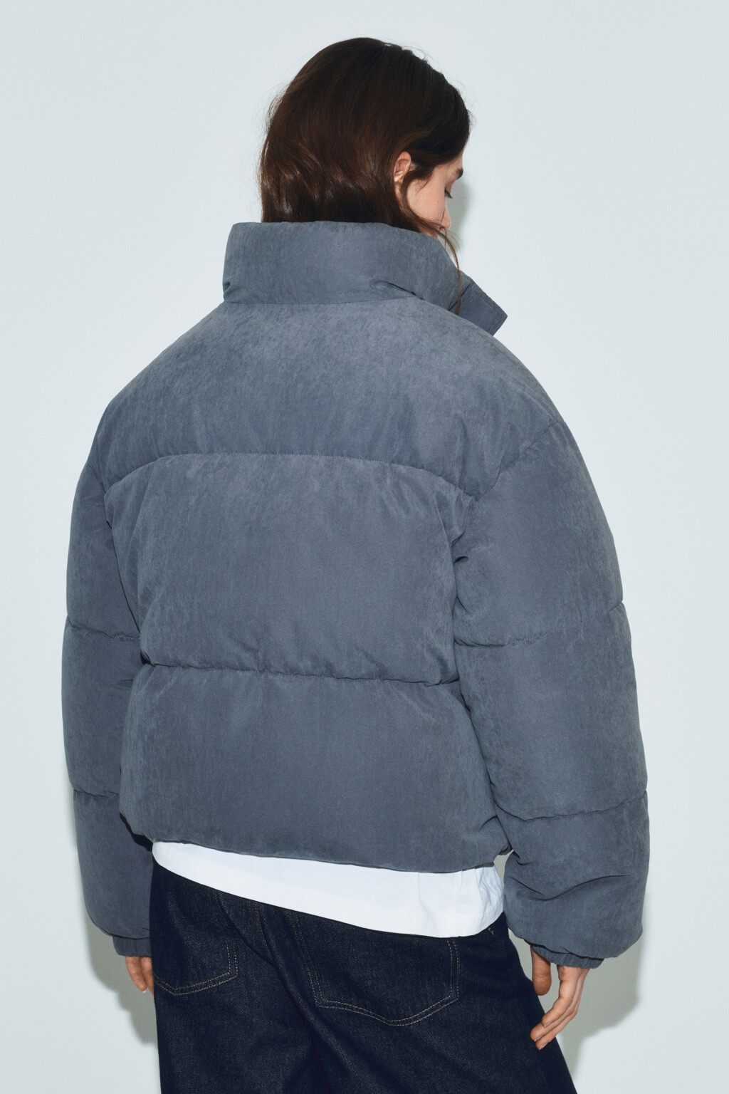 Куртка стеганая без капюшона - цвет серый - 3