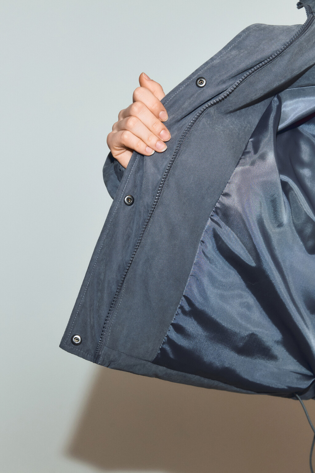 Куртка стеганая без капюшона - цвет серый - 7