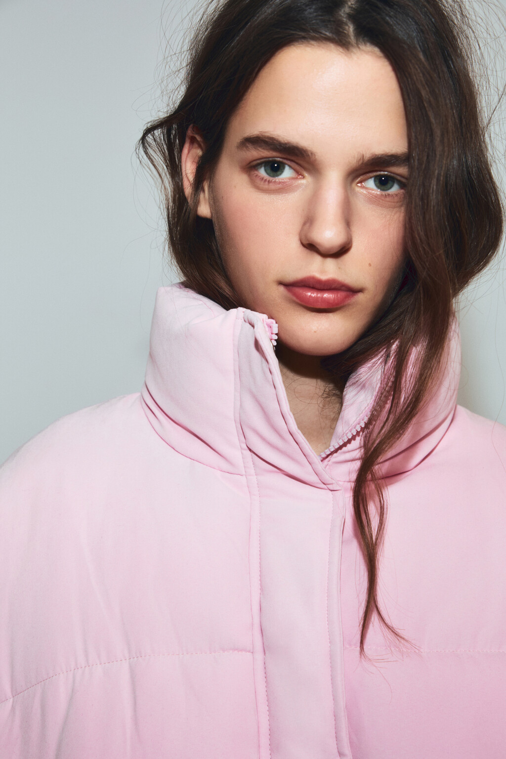 Куртка стеганая без капюшона - цвет розовый - 6