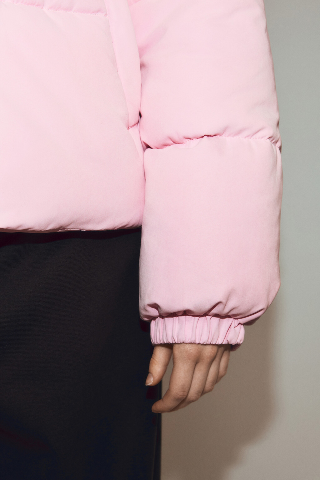 Куртка стеганая без капюшона - цвет розовый - 8