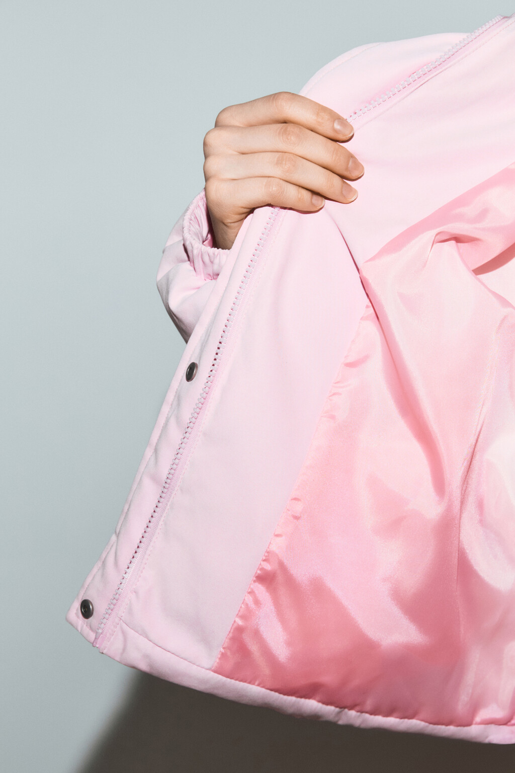Куртка стеганая без капюшона - цвет розовый - 9