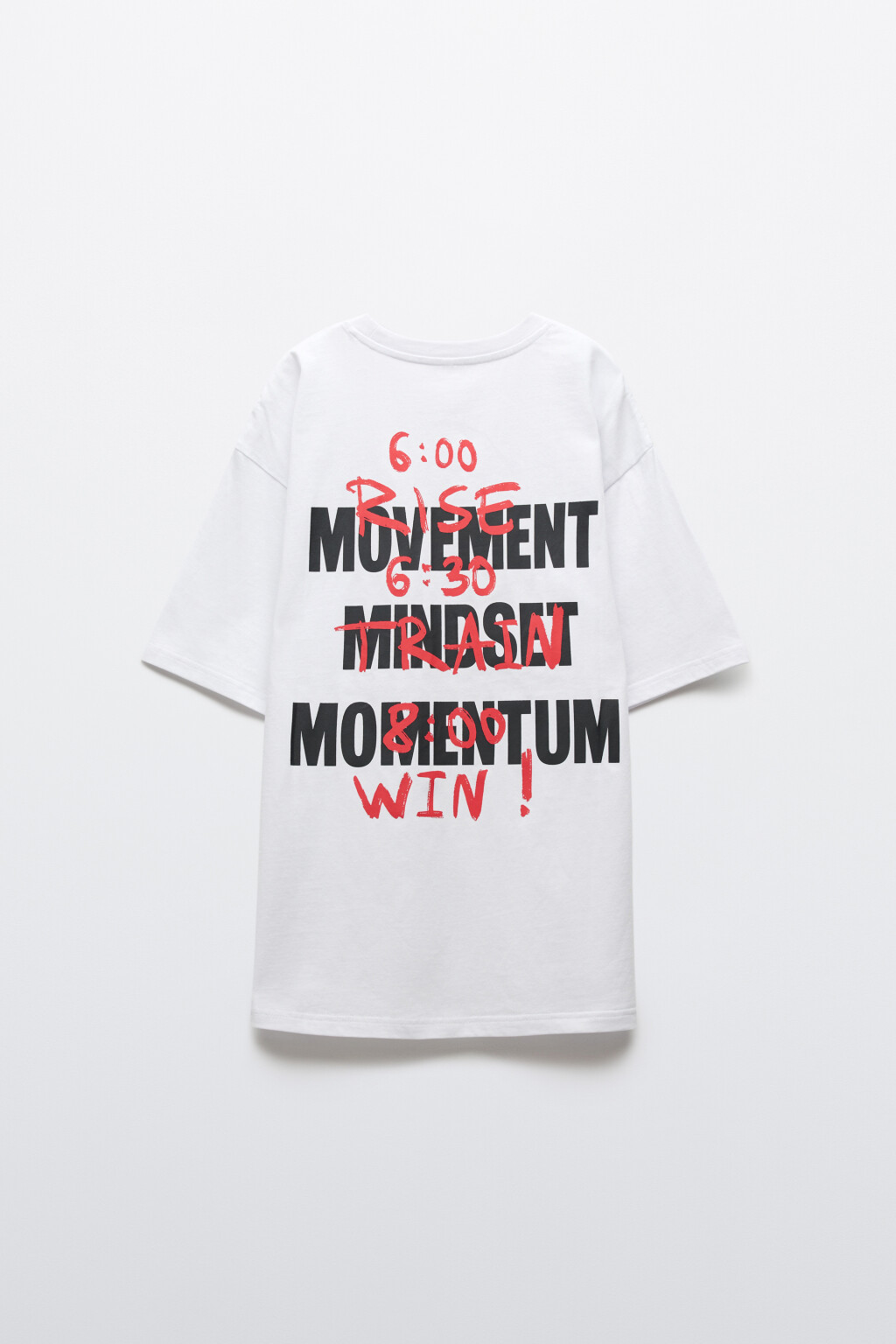 Футболка спортивная хлопковая с принтом - цвет ванильный - 2