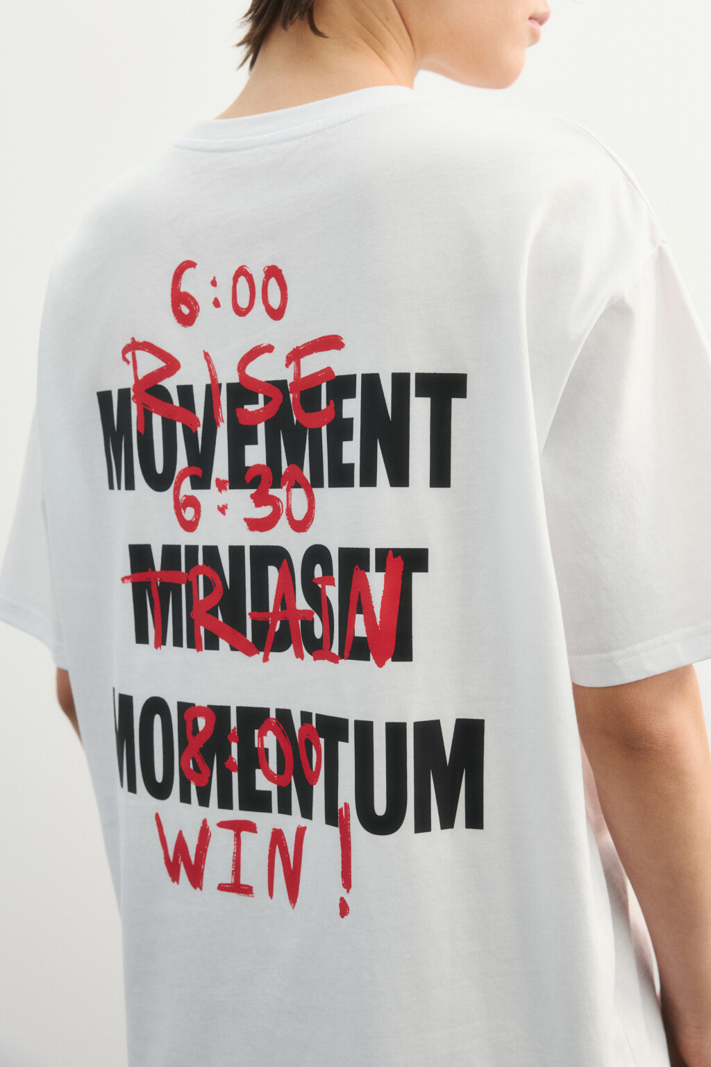 футболка спортивная хлопковая с принтом - цвет ванильный - 7