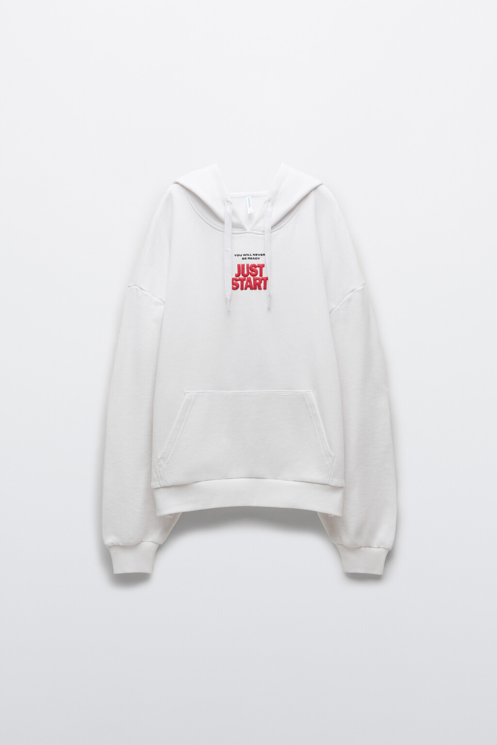 Худи спортивная oversize из футера - цвет ванильный - 1