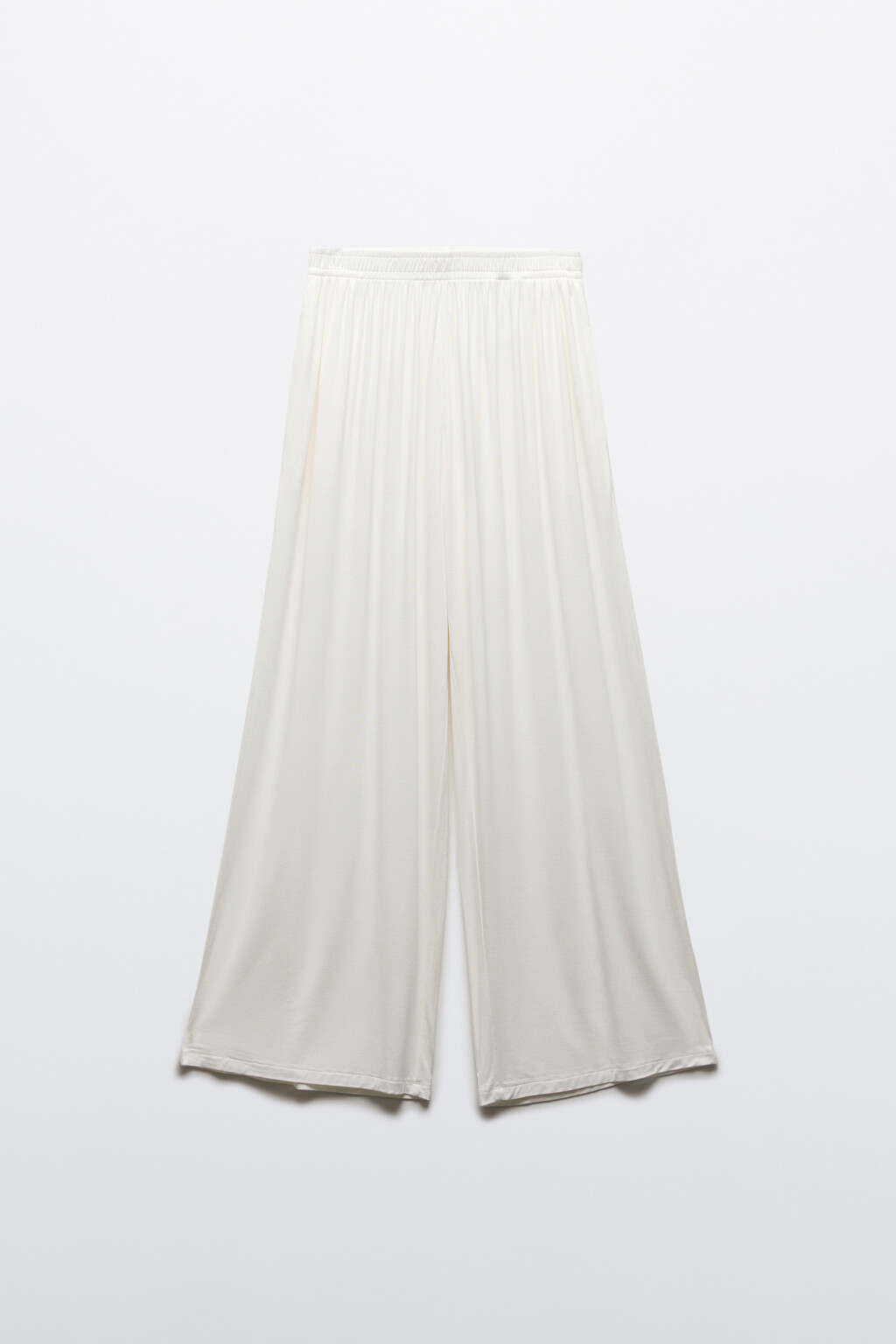 Брюки домашние широкие - цвет ванильный - 1