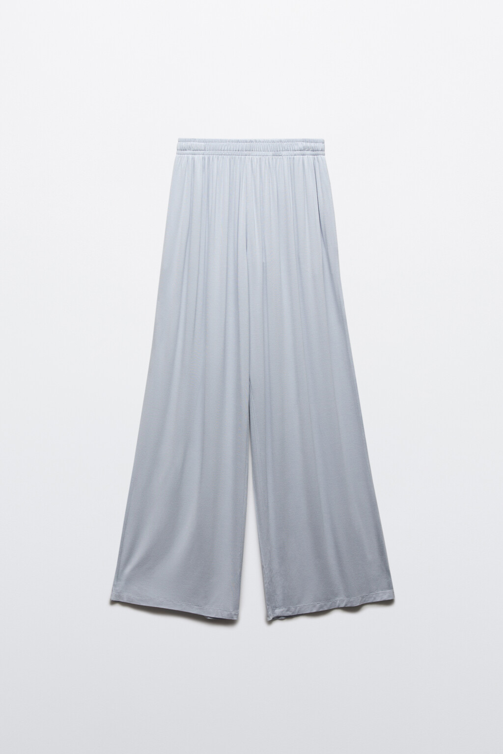 Брюки домашние широкие - цвет голубой - 1