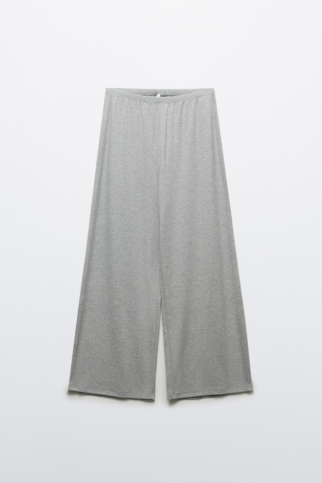 Брюки домашние широкие - цвет серый - 1