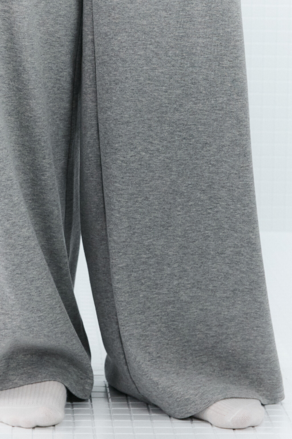 Брюки домашние широкие - цвет серый - 7