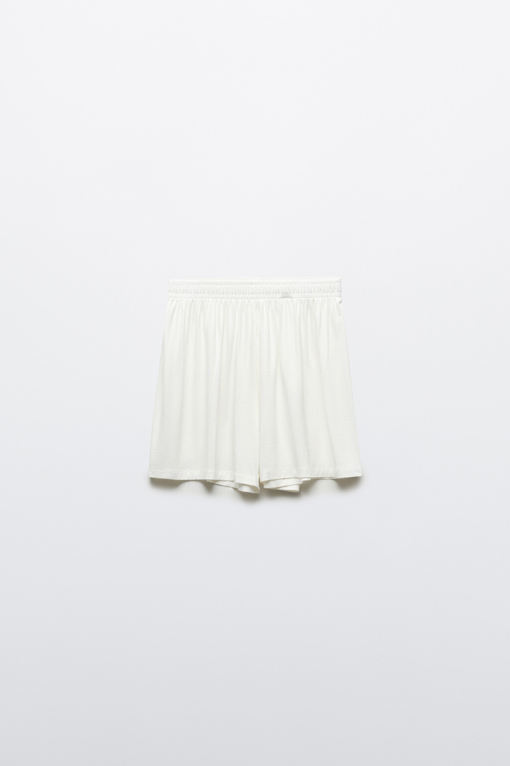 Шорты домашние со средней посадкой - цвет ванильный - 1