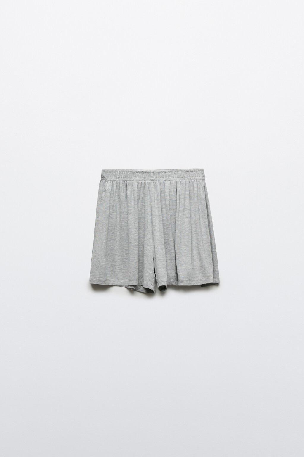 Шорты домашние вискозные со средней посадкой - цвет серый - 8