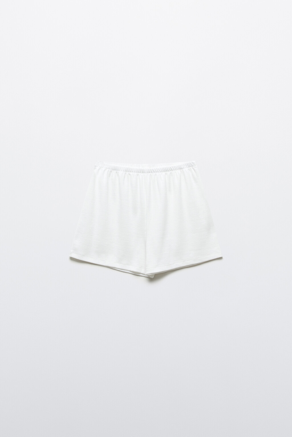 Шорты домашние в рубчик - цвет ванильный - 8