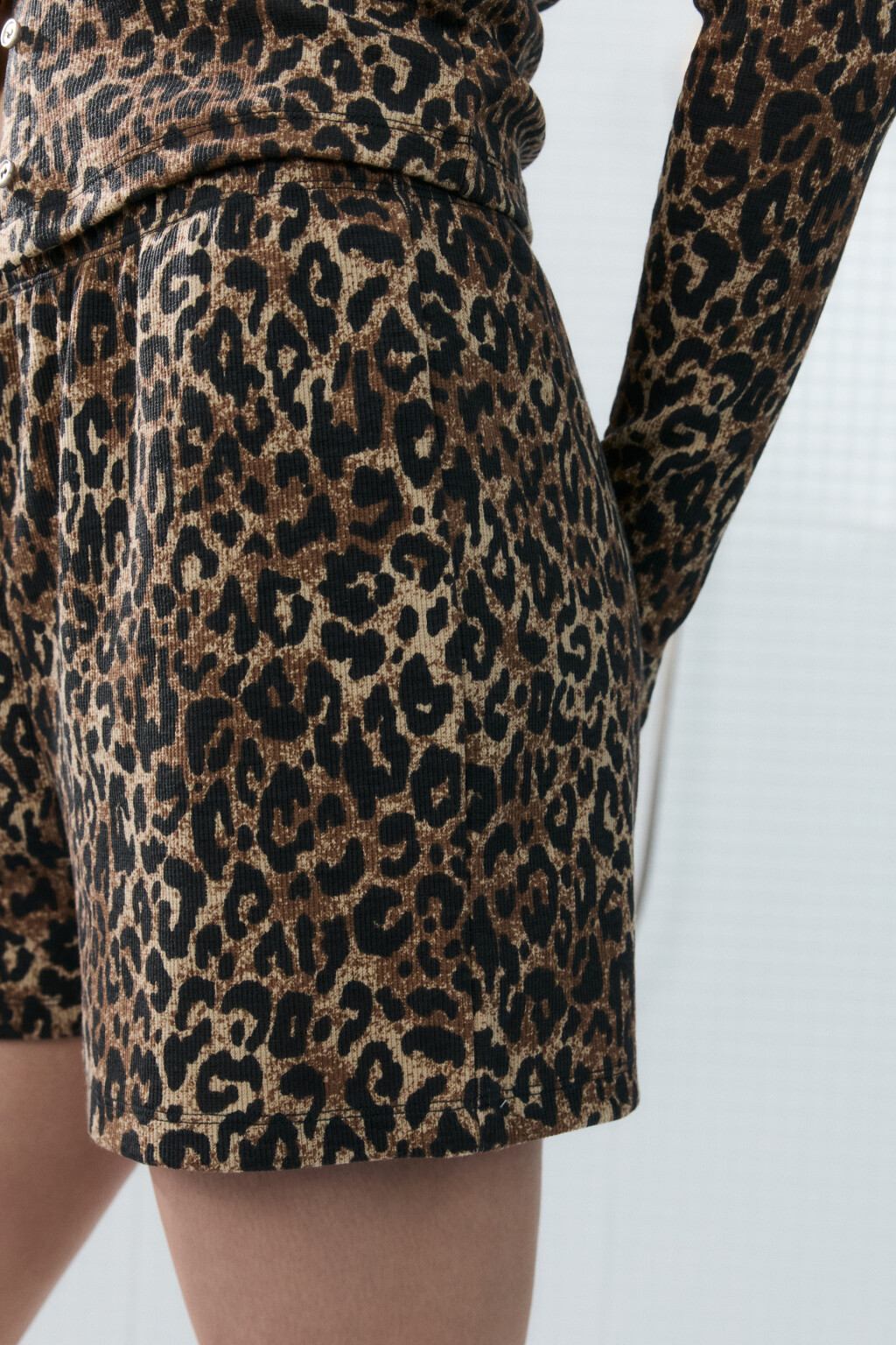 Шорты домашние в рубчик - цвет мультиколор - 6