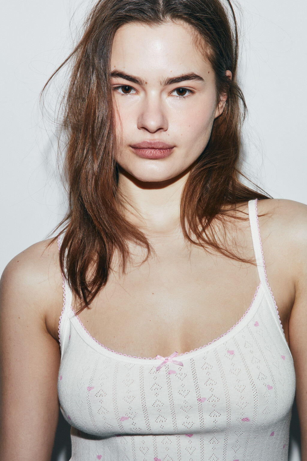 Платье-майка домашнее хлопковое - цвет розовый - 7