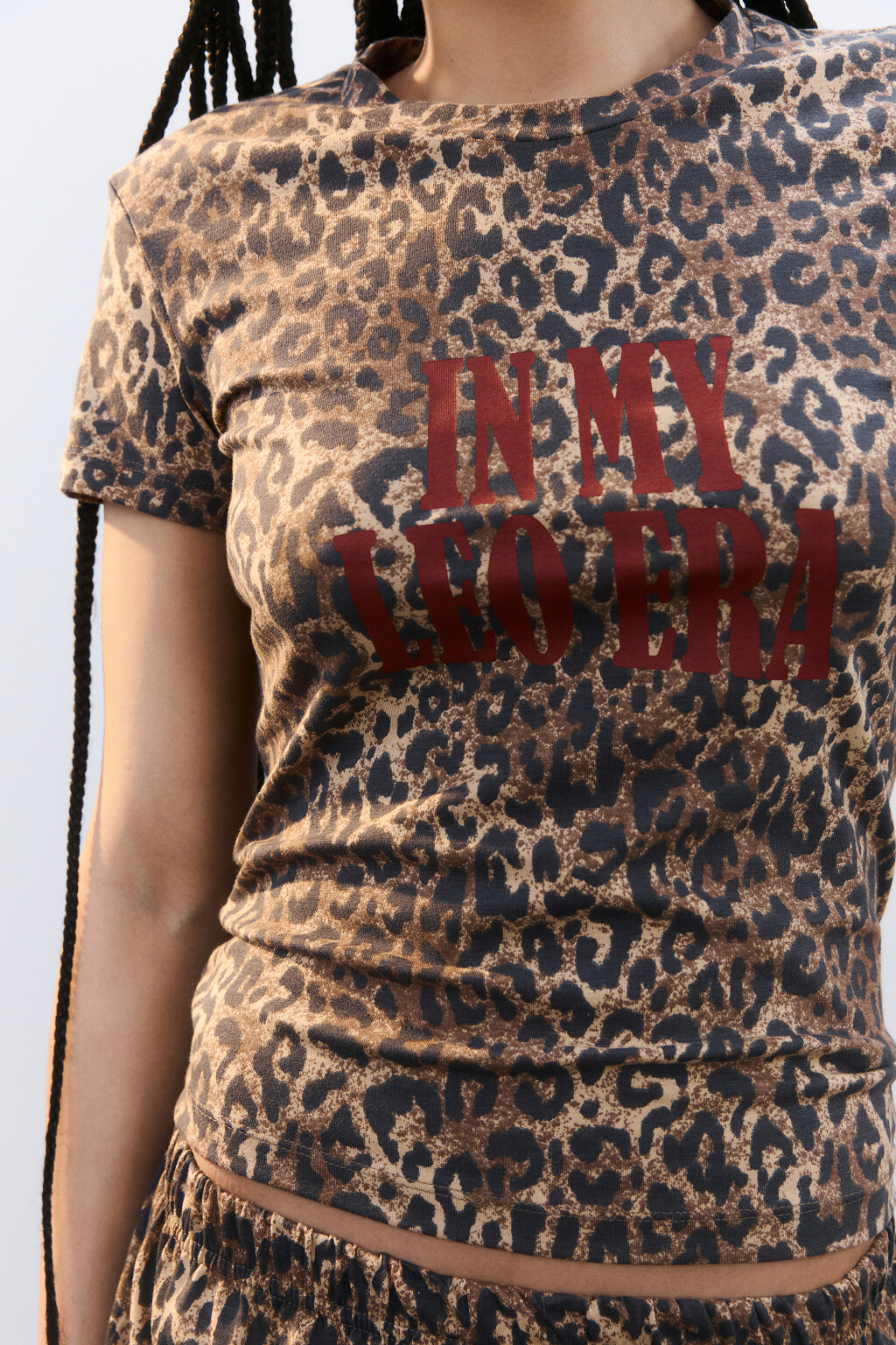 Футболка домашняя облегающая с принтом - цвет мультиколор - 5