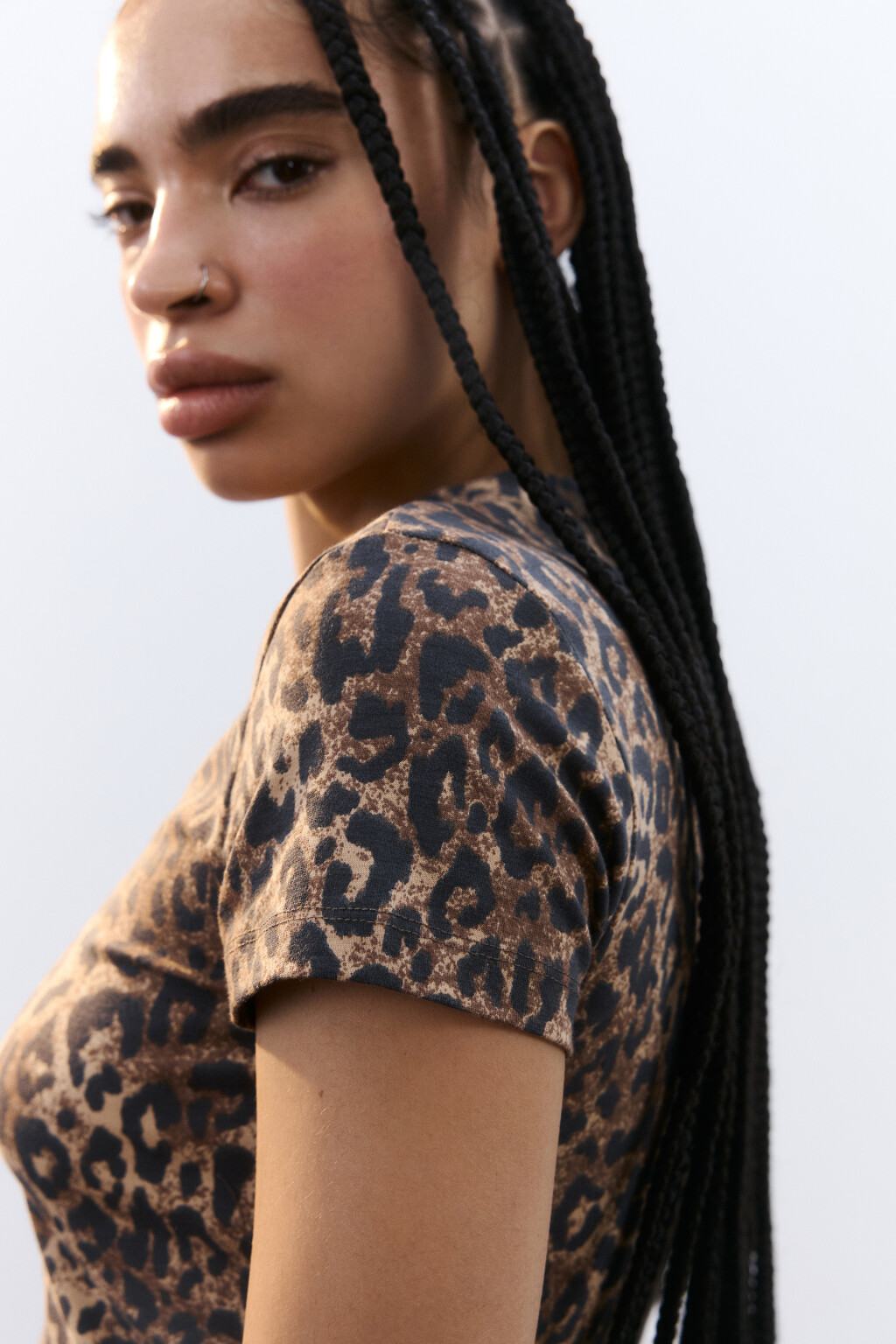 Футболка домашняя облегающая с принтом - цвет мультиколор - 6