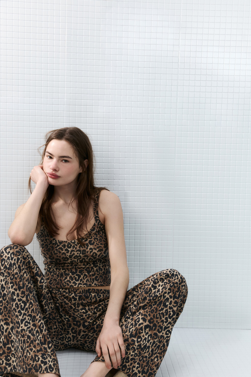 Майка облегающая в рубчик - цвет мультиколор - 2