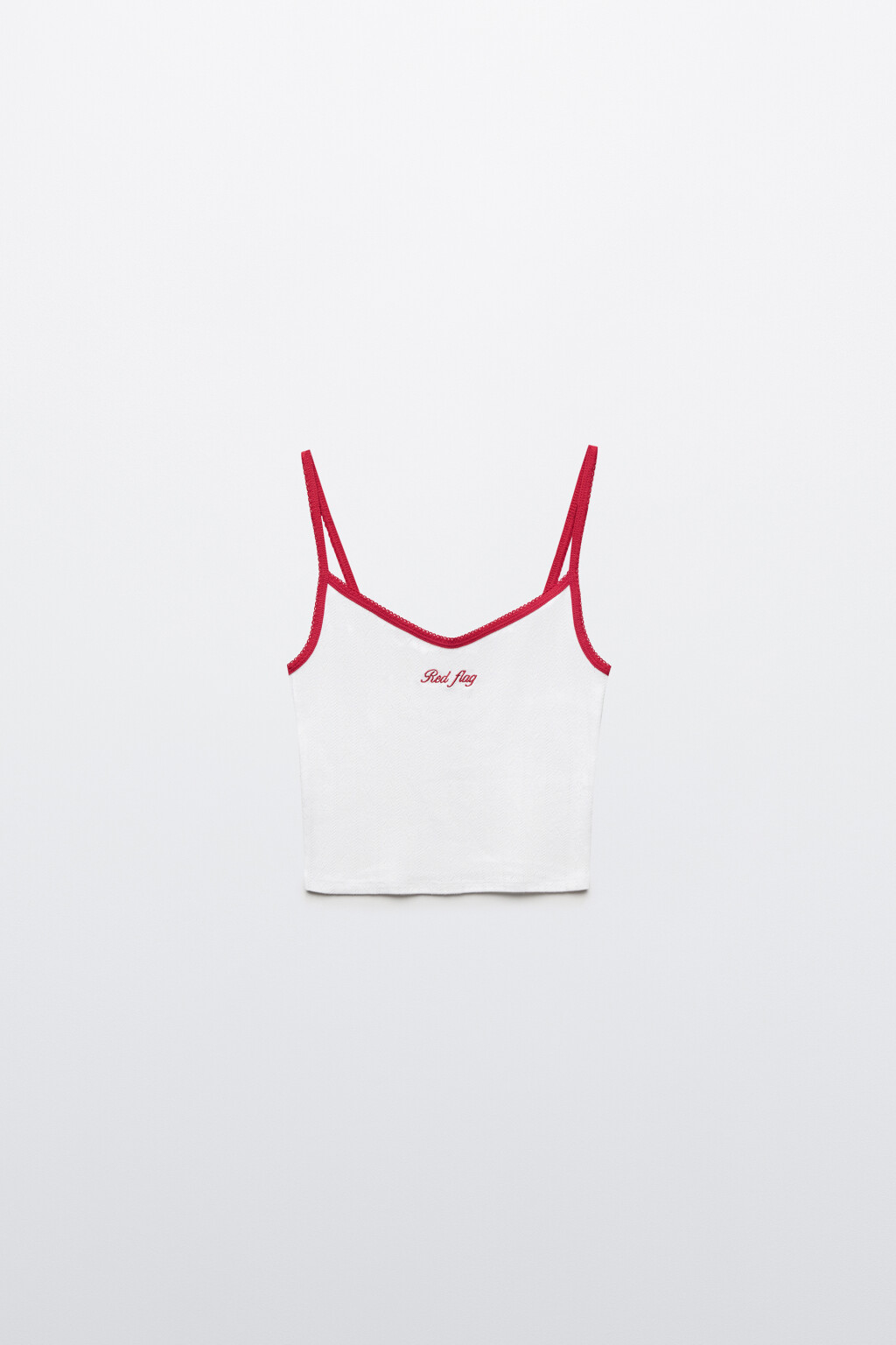 Майка-топ домашняя приталенная хлопковая - цвет ванильный - 1