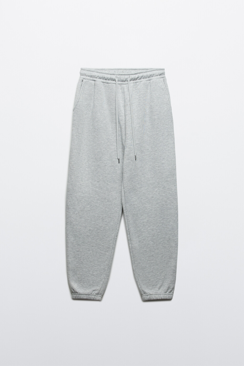 Брюки-джоггеры базовые трикотажные - цвет серый - 7
