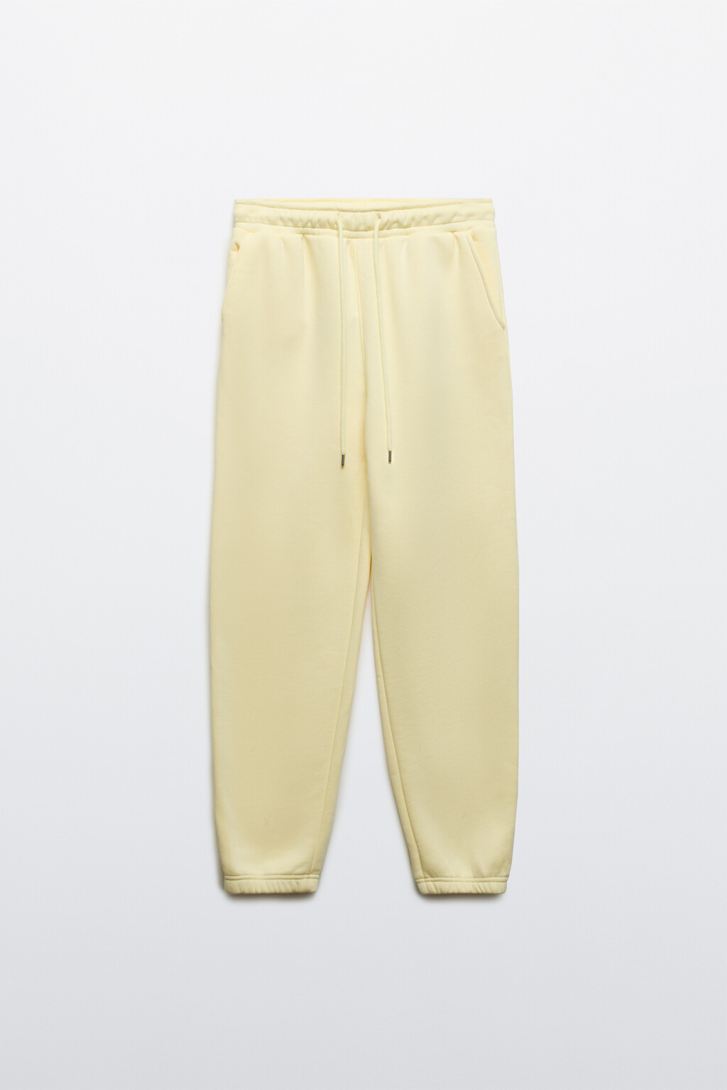 Брюки-джоггеры базовые трикотажные - цвет желтый - 7