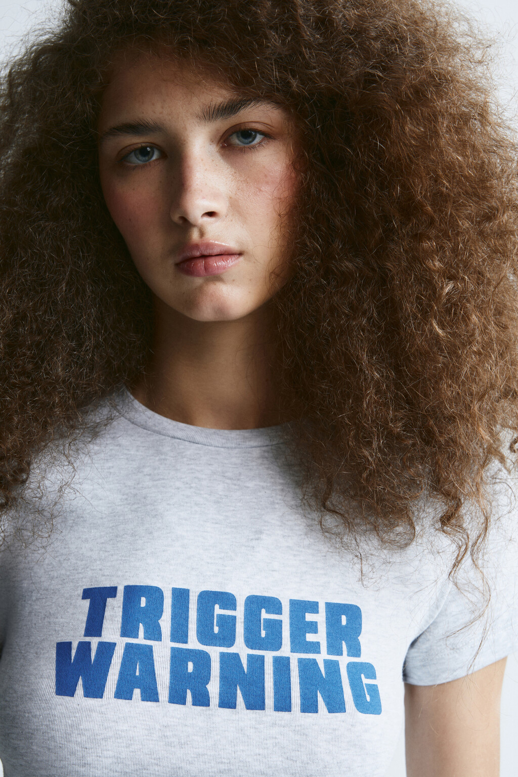 Футболка облегающая с надписью - цвет серый - 6