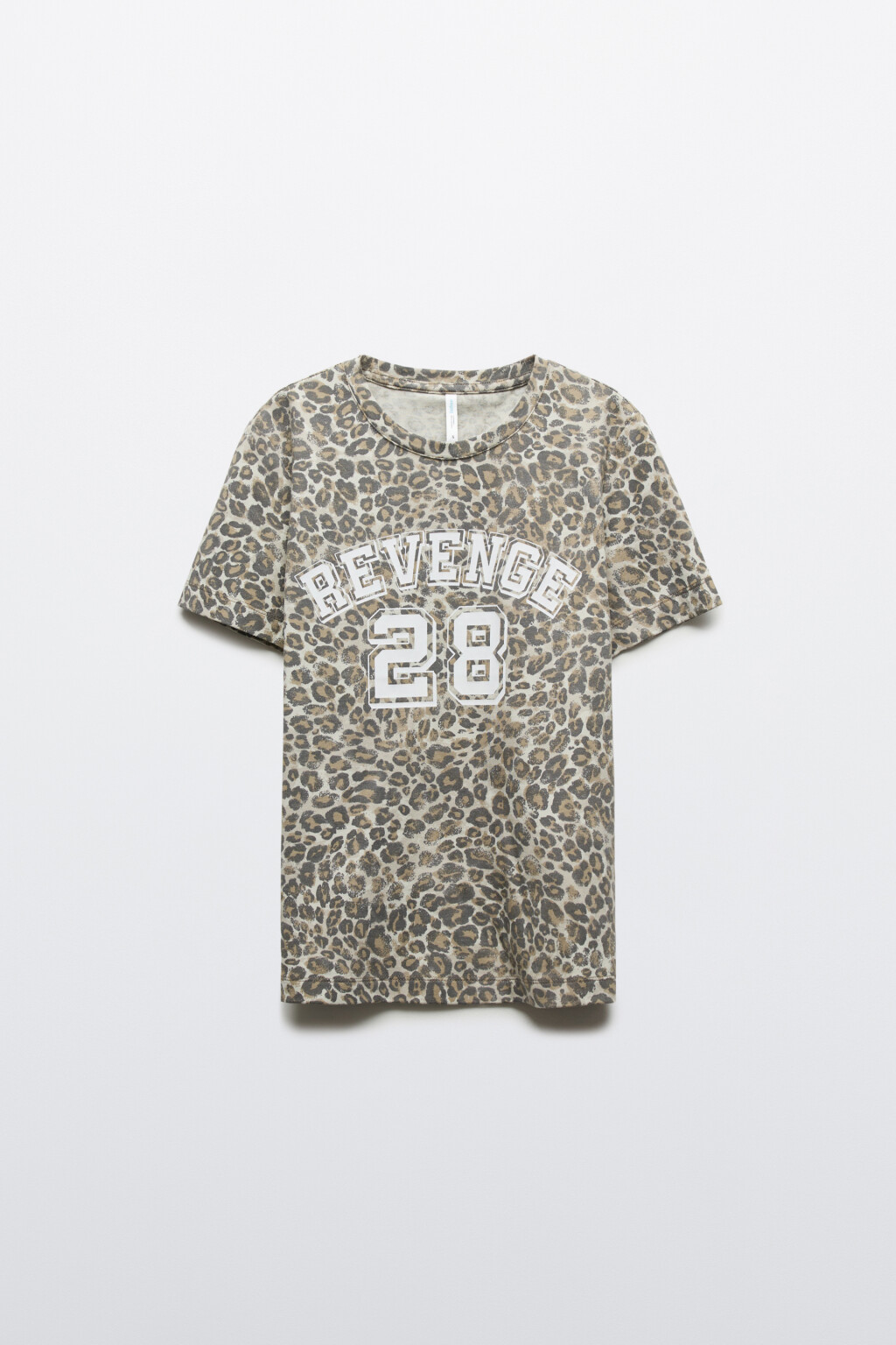 Футболка полуприлегающая с принтом - цвет мультиколор - 1