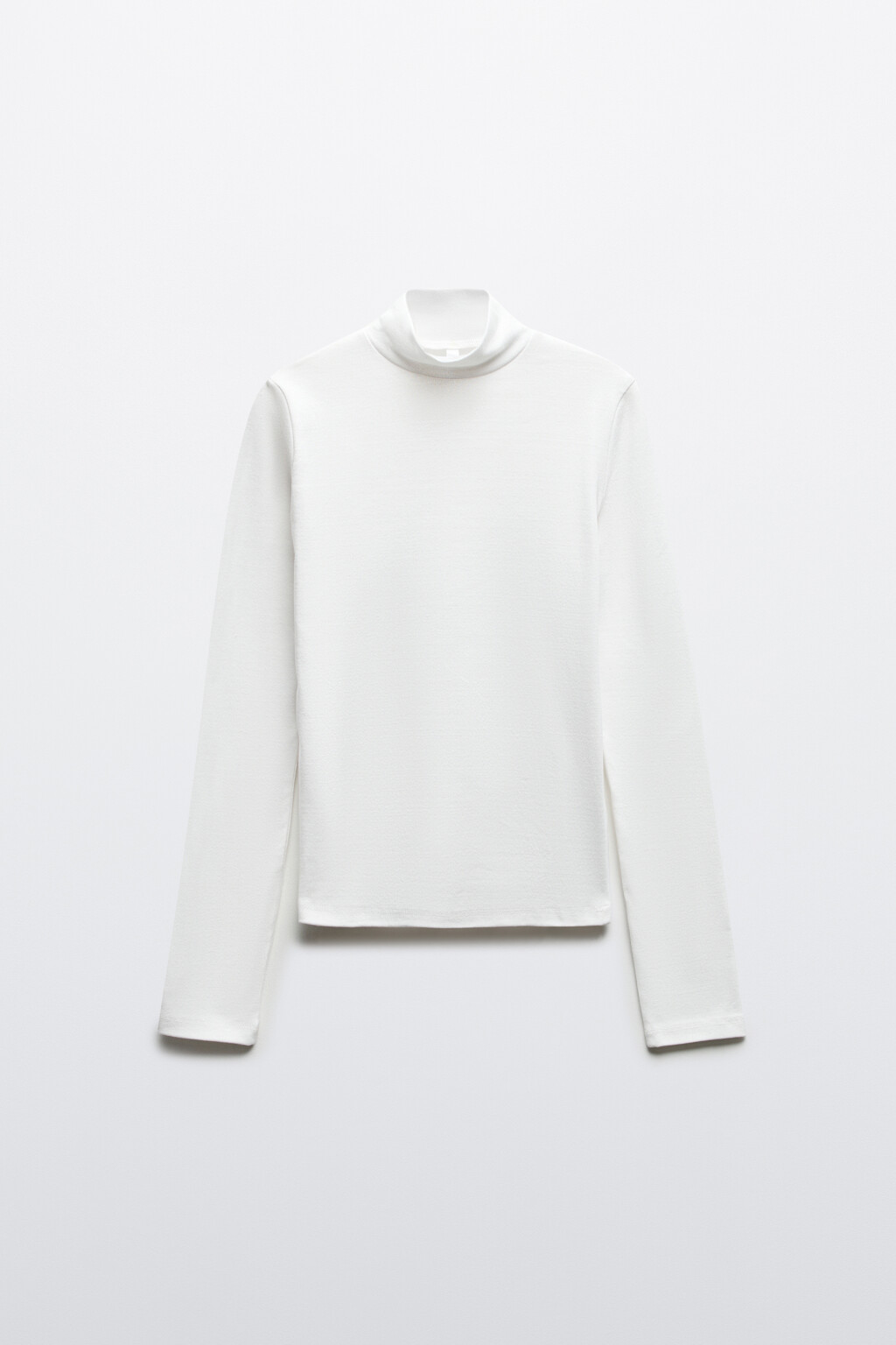 Лонгслив облегающий - цвет молочный - 7