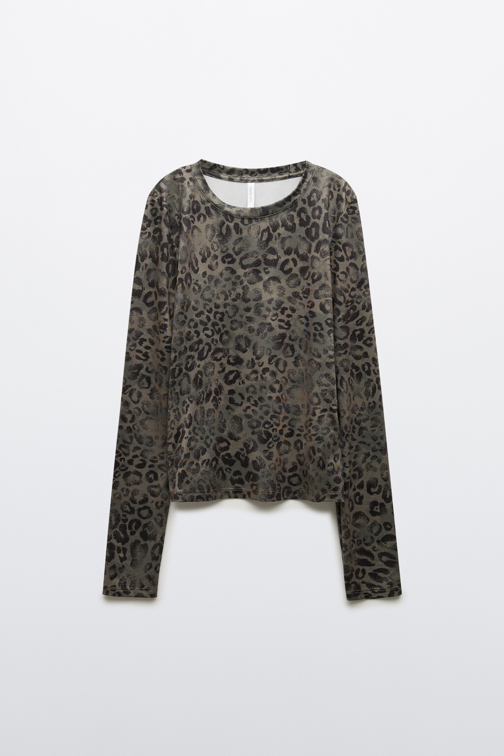 Лонгслив облегающий - цвет мультиколор - 1