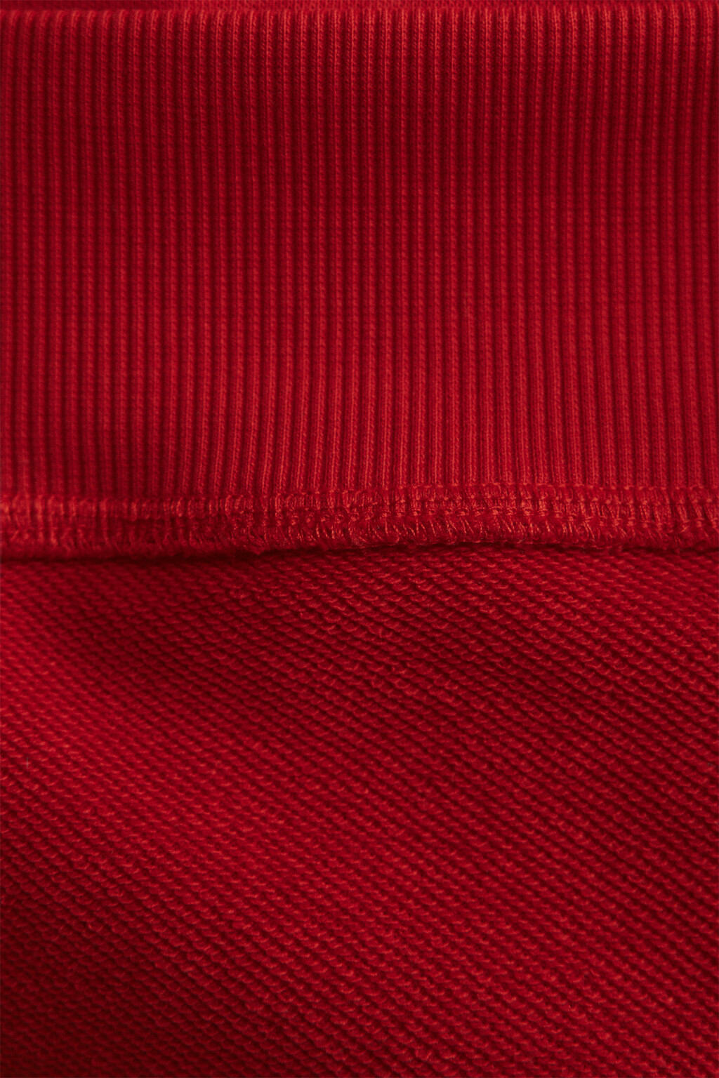Свитшот с воротником на молнии - цвет красный - 8