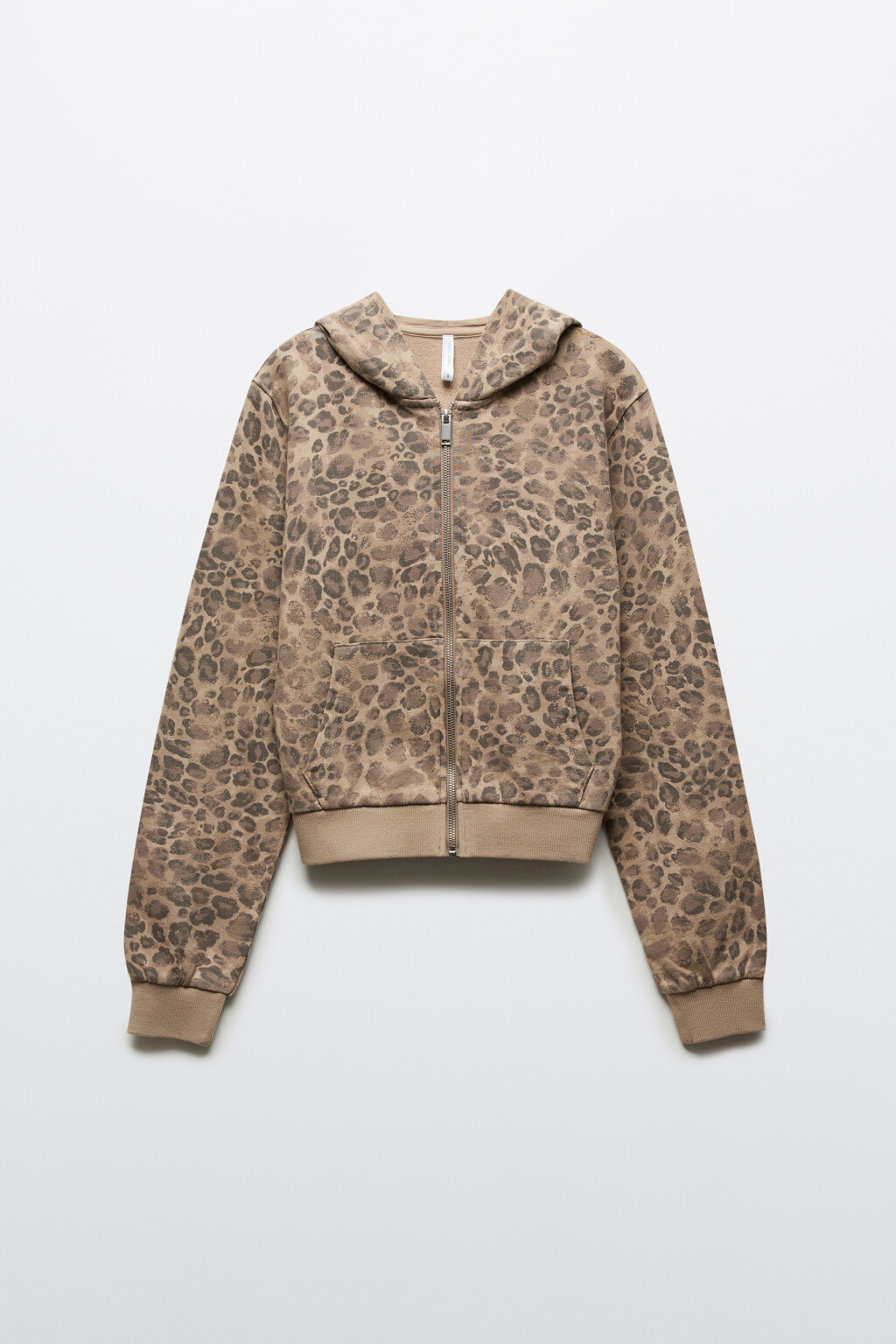 Худи-зипка с леопардовым принтом - цвет мультиколор - 8