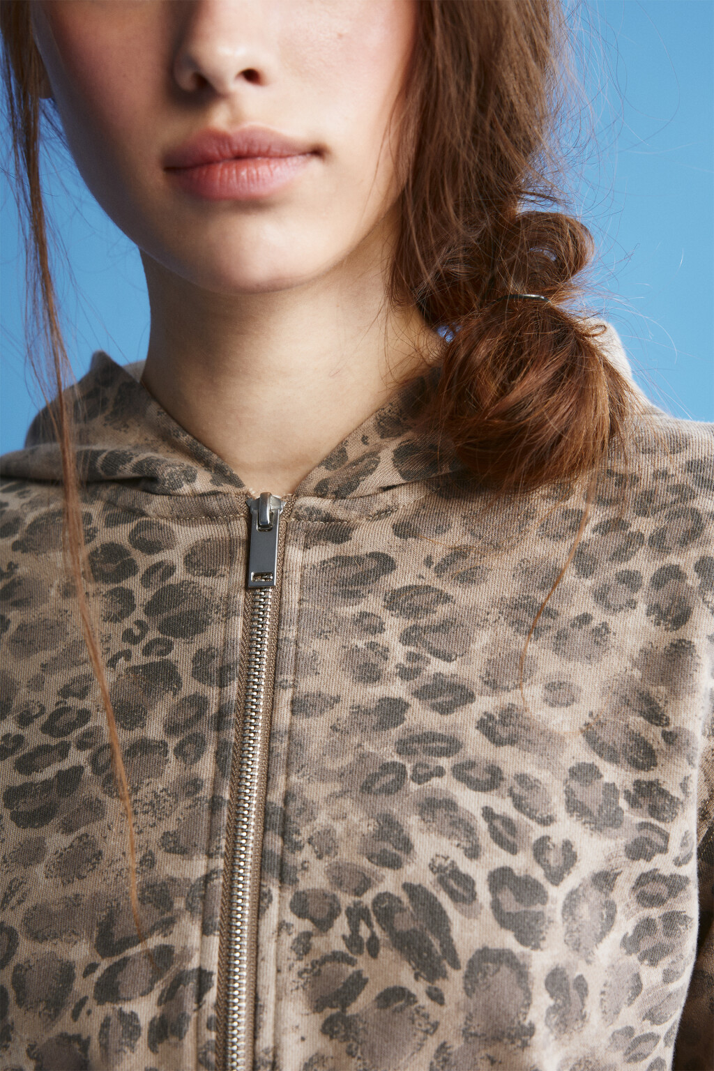 Худи-зипка с леопардовым принтом - цвет мультиколор - 6