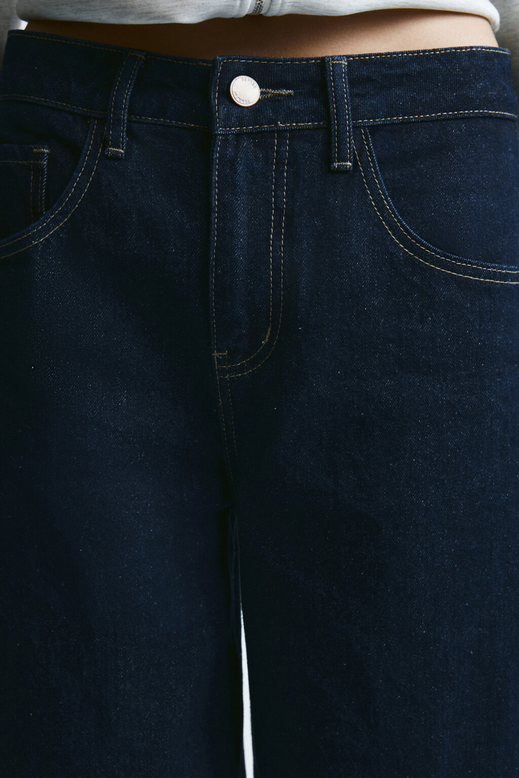 Джинсы barrel fit со средней посадкой - цвет синий - 7