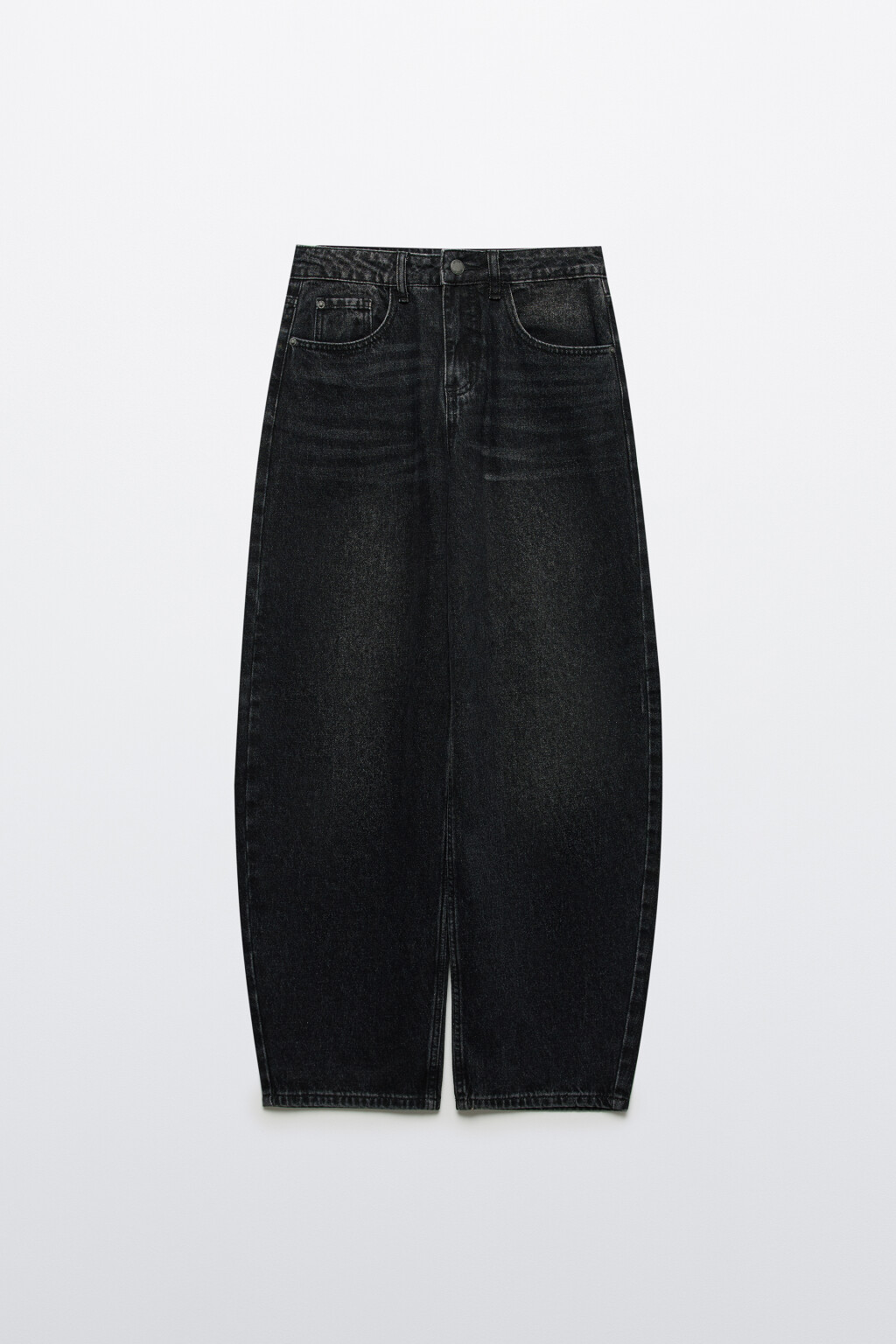 Джинсы barrel fit со средней посадкой - цвет серый - 7