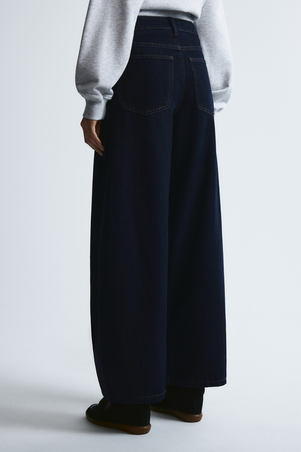 Джинсы barrel fit с подвеской - цвет синий - 3