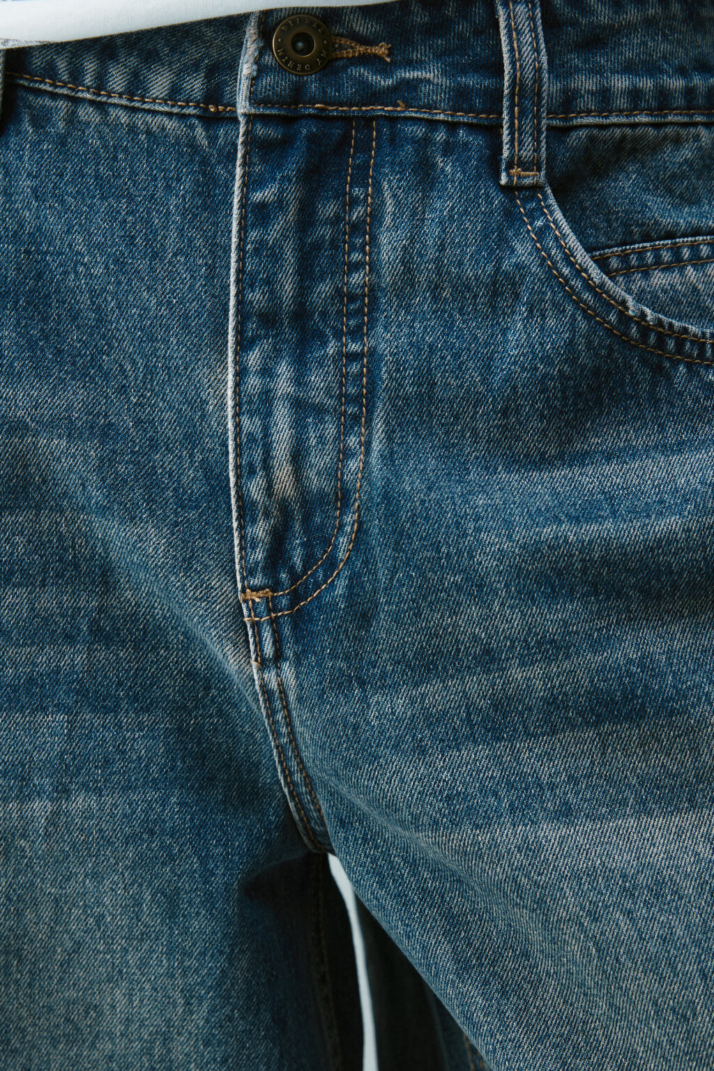 Джинсы baggy fit со средней посадкой - цвет темный тинт - 6