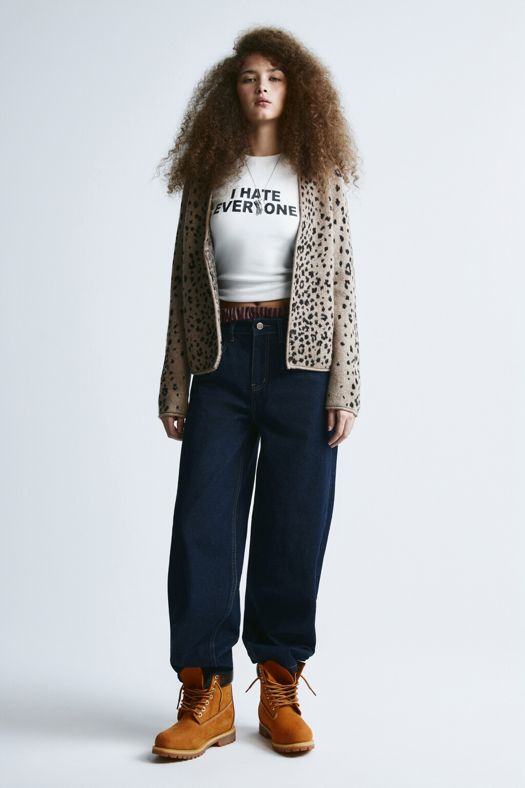 Кардиган вязаный с шерстью - цвет бежевый - 5