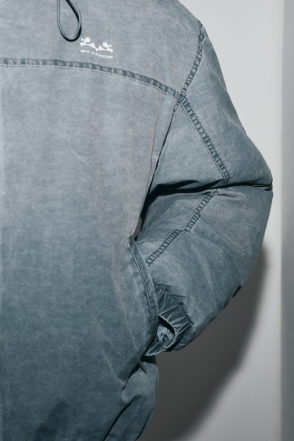 Куртка с логотипом - цвет серый - 7