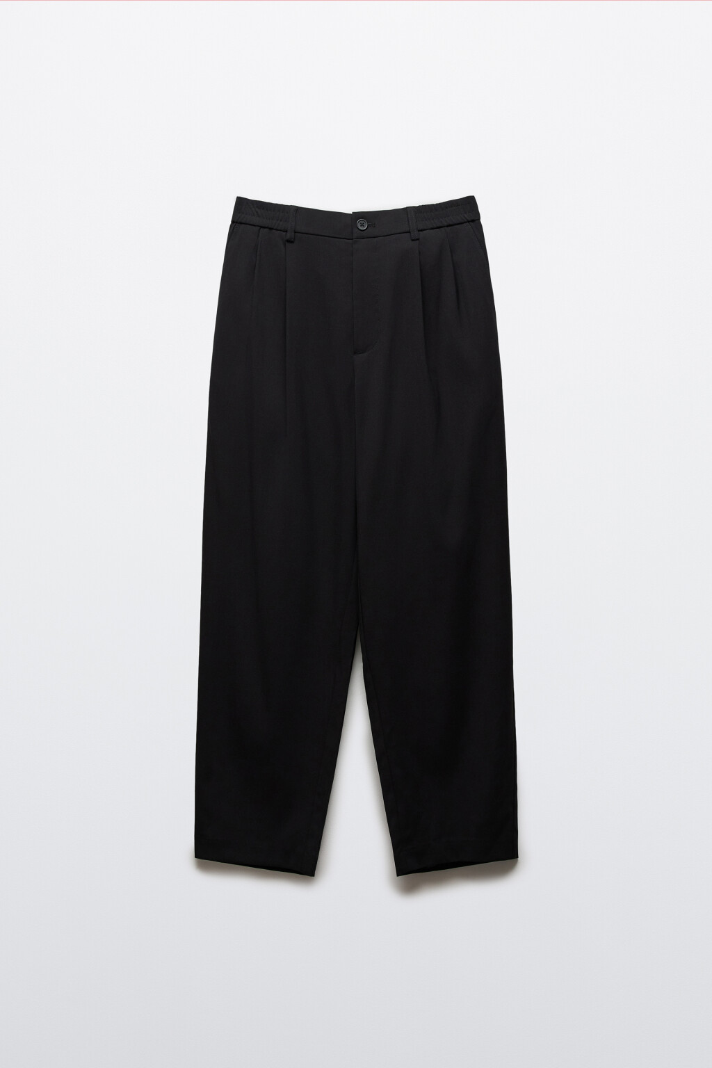 Брюки прямые из костюмной ткани - цвет черный - 7