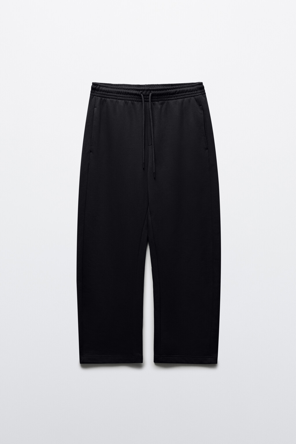 Брюки-джоггеры с флисовым утеплителем - цвет черный - 1