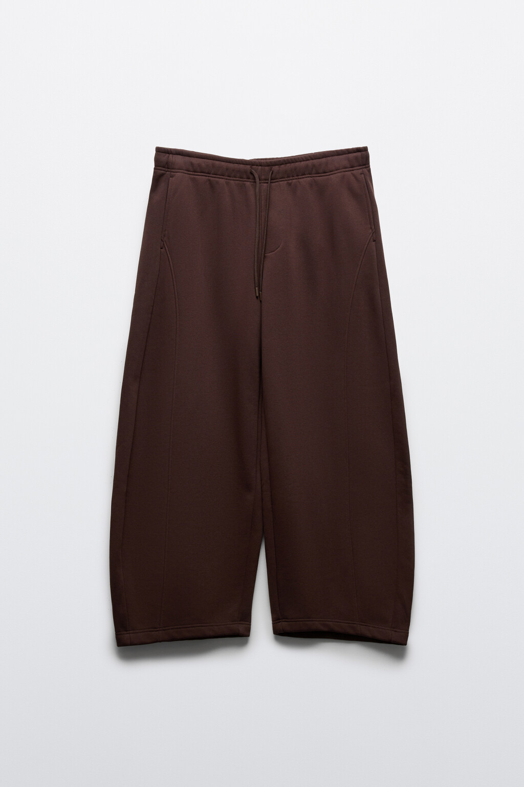 Брюки-джоггеры утепленные - цвет коричневый - 7