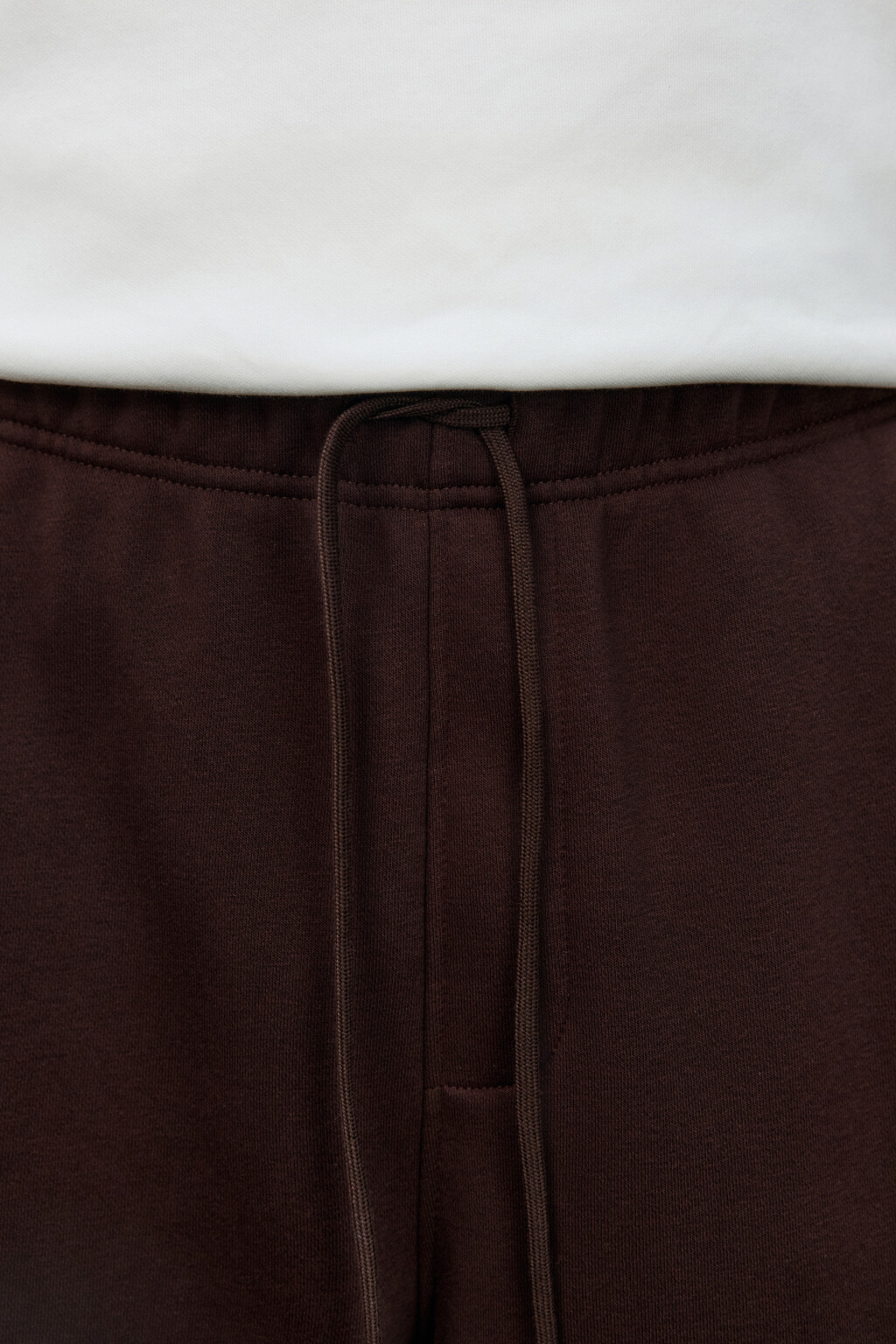 Брюки-джоггеры утепленные - цвет коричневый - 6