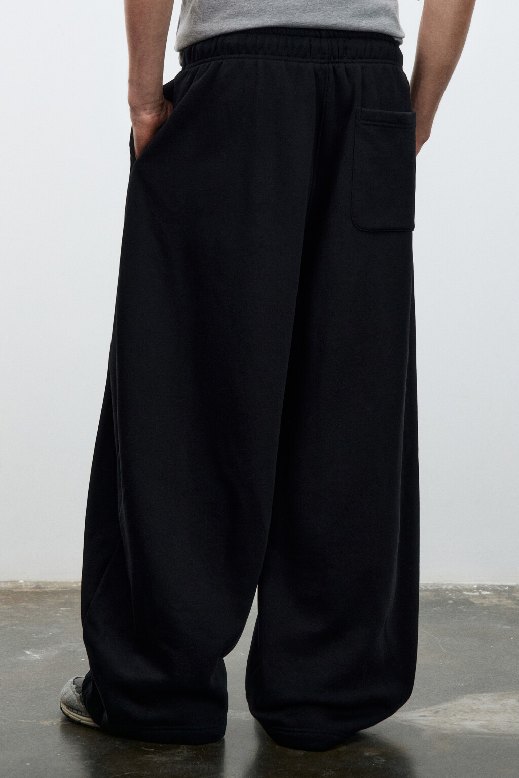 Брюки-джоггеры утепленные - цвет черный - 3